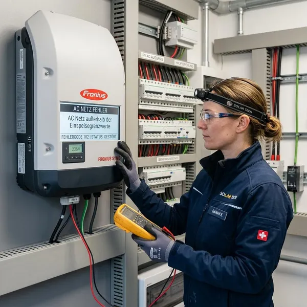 fronius ac netz außerhalb der einspeise grenzwerte