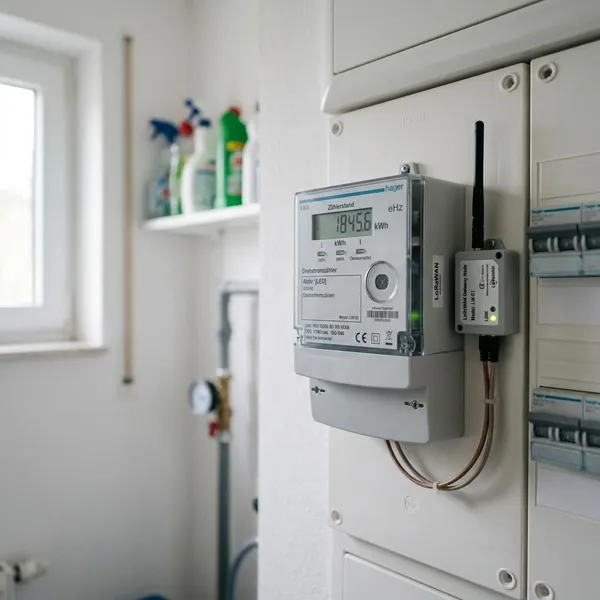 Stromzähler per LoRaWAN einrichten