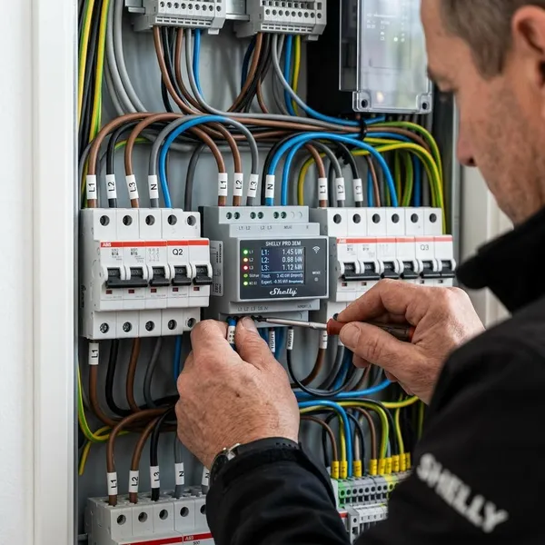 Shelly Pro 3EM und Hauszähler vergleichen