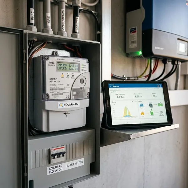 solarman stromzähler hinzufügen